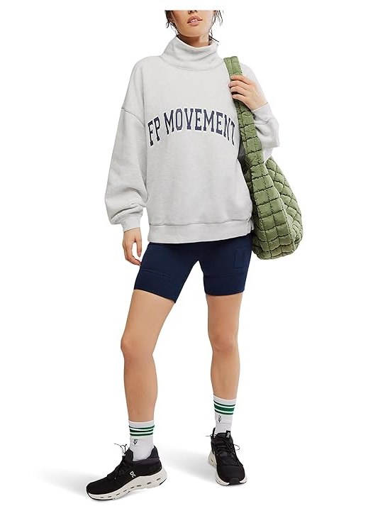 FP Movement Victory Set Womens Shorts Heather Grey, Midnight