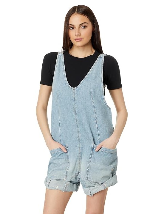 Free People High Roller Shortall Womens Shorts Bright Eyes