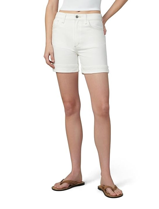 Joes Jeans The Joey Shorts Cuffed Womens Shorts Milk