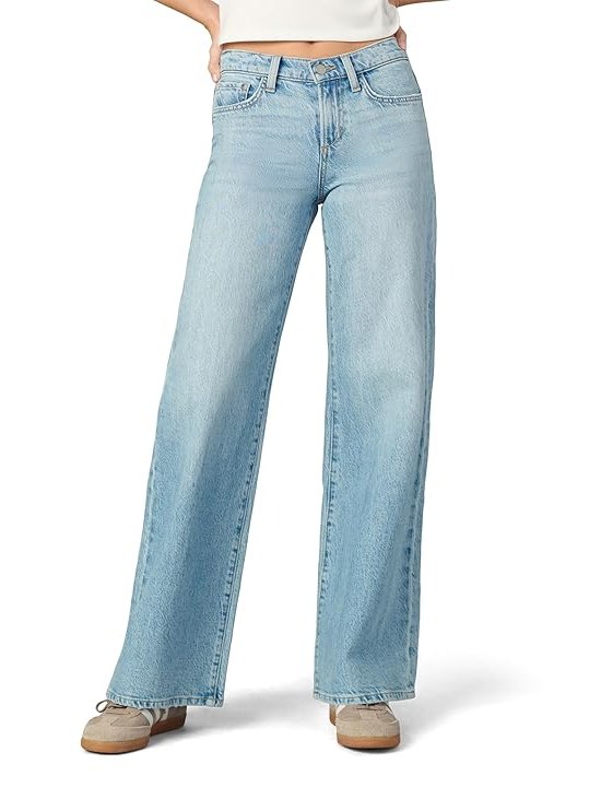 Joes Jeans The Lou Lou Low Rise Wide Leg Womens Jeans Elegant