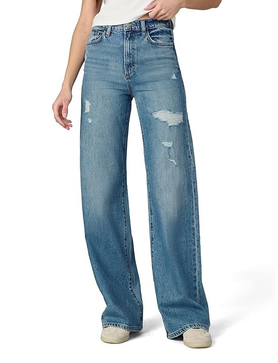 Joes Jeans The Mia Wide Leg Womens Jeans Showdown Destruct