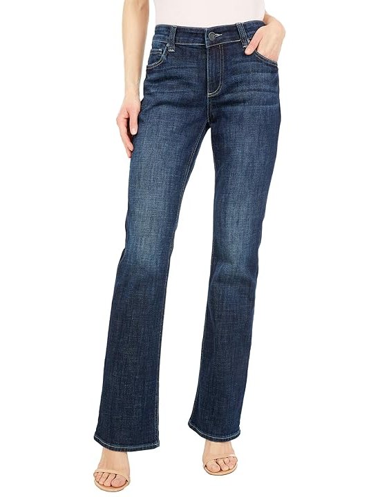 KUT from the Kloth Natalie High Rise Bootcut Womens Jeans Monitored