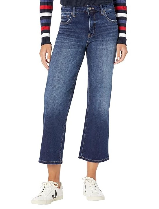 KUT from the Kloth Charlotte High-Rise Fab AB Culottes in Resolved Womens Jeans Resolved
