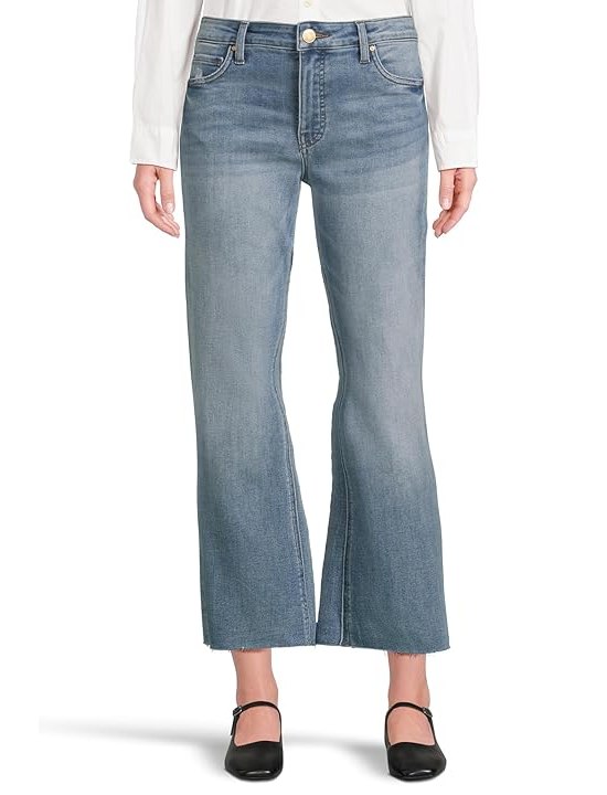 KUT from the Kloth Kelsey High-Rise Fab AB Ankle Flare in Comprehensive Womens Jeans Comprehensive