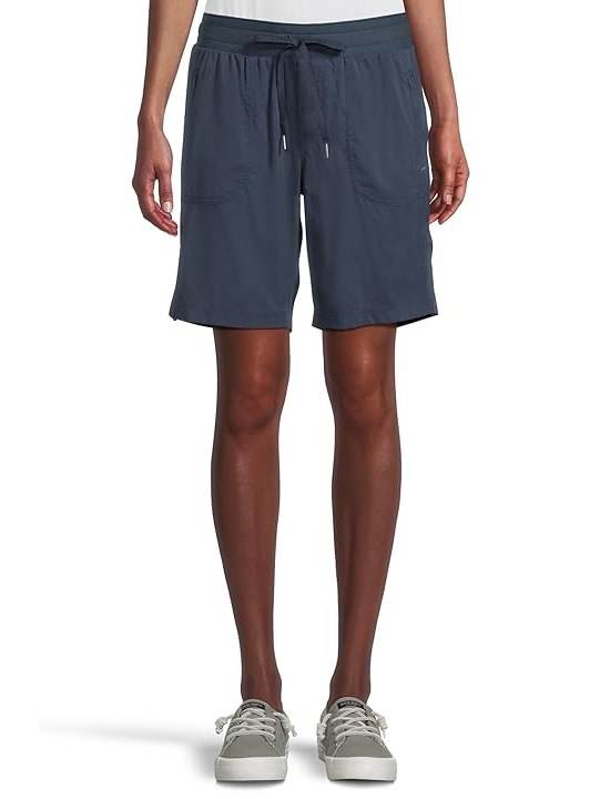 L.L.Bean Vista Camp Bermuda Shorts 9 Womens Shorts Nautical Navy