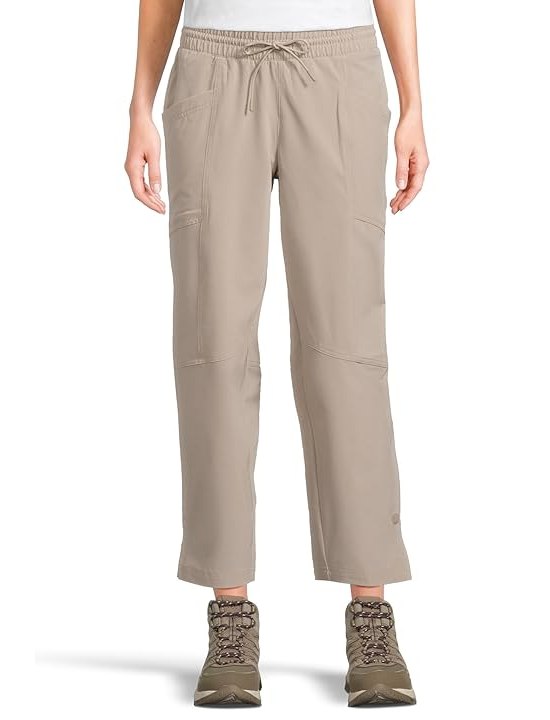 L.L.Bean VentureStretch Woven Ankle Pants Womens Casual Pants Shore Sand