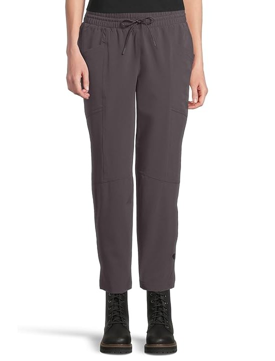 L.L.Bean VentureStretch Woven Ankle Pants Womens Casual Pants Granite