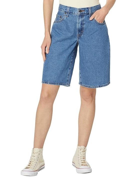 Levis Premium Baggy Dad Jorts Womens Shorts Foolish Love