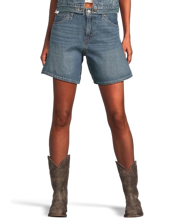 Levis Premium High Baggy Short Womens Jumpsuit & Rompers One Piece Stop Flaxing