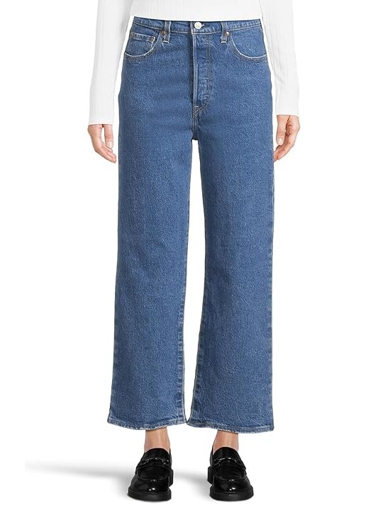 Levis Premium Ribcage Straight Ankle Womens Jeans Jazz Pop