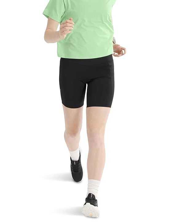 Arcteryx 8 Essent High-Rise Utility Shorts Womens Shorts Black