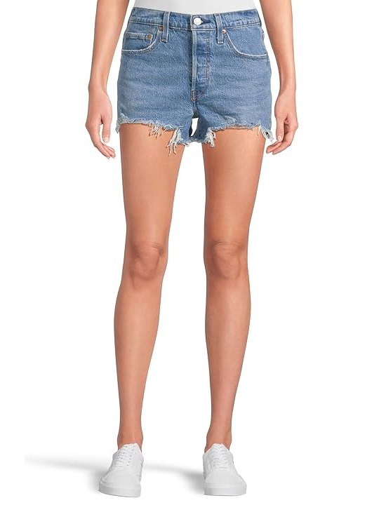 Levis Womens 501 High-Rise Shorts Womens Shorts Jazz Solo