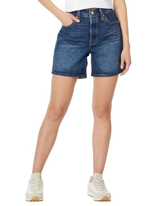 Levis Womens 501 Mid Thigh Short Womens Shorts Pleased To Meet You