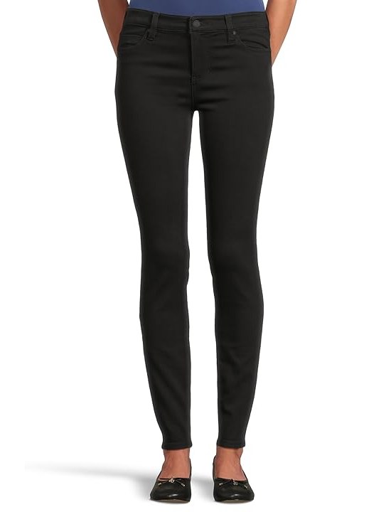 Liverpool Los Angeles Abby Skinny Jean Womens Jeans Black Rinse