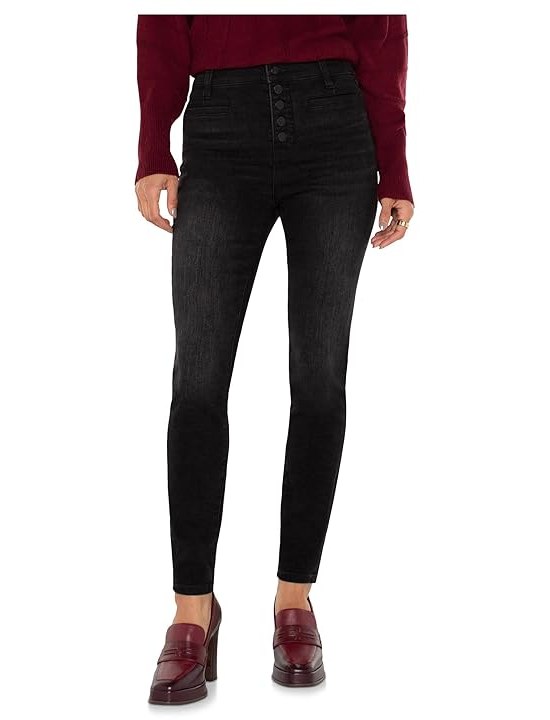 Liverpool Los Angeles Abby High-Rise Ankle Skinny Button Fly Jeans  Welt Pockets Womens Jeans Lost Creek