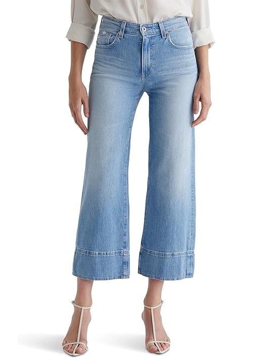 AG Jeans Saige Mid Rise Wide Leg in Dana Point Womens Jeans Dana Point