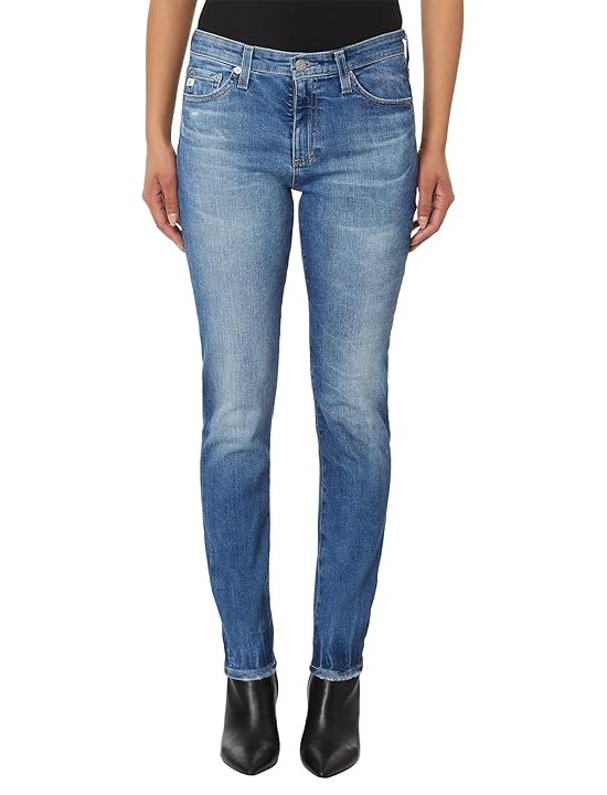 AG Jeans Prima Mid-Rise Cigarette Ankle in 13 Years Ithaca Womens Jeans 13 Years Ithaca