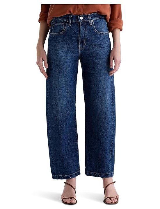 AG Jeans Hattie High-Rise Barrel in Vp Dynasty Womens Jeans Vp Dynasty