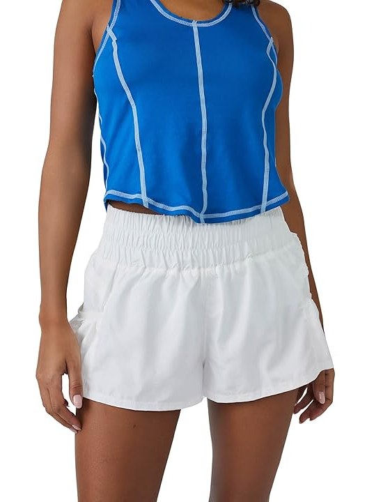 FP Movement Get Your Flirt On Shorts Womens Shorts White