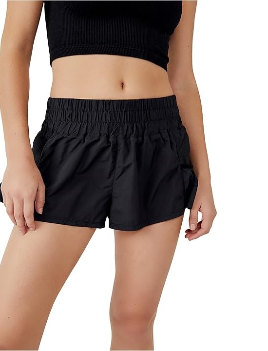 FP Movement Get Your Flirt On Shorts Womens Shorts Black